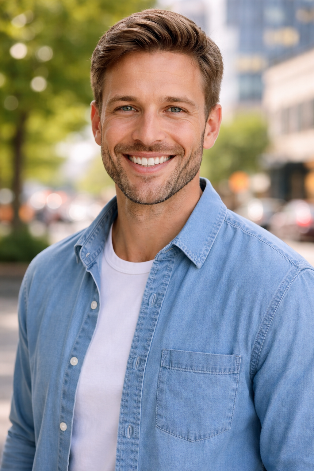 Homem branco fazendo negocios na empresa Autym